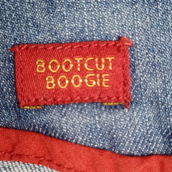 Sasson Jeans Womens 14 Ooh LaLa Bootcut Boogie Mid-Rise Edgy Cowgirl Y2K Hippie - Picture 7 of 9